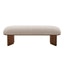 CDB10240-IG Walnut Bench - Clay Grey