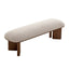 CDB10240-IG Walnut Bench - Clay Grey