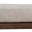 CDB8959-NI 1.6m Walnut Elm Bench - Natural Linen