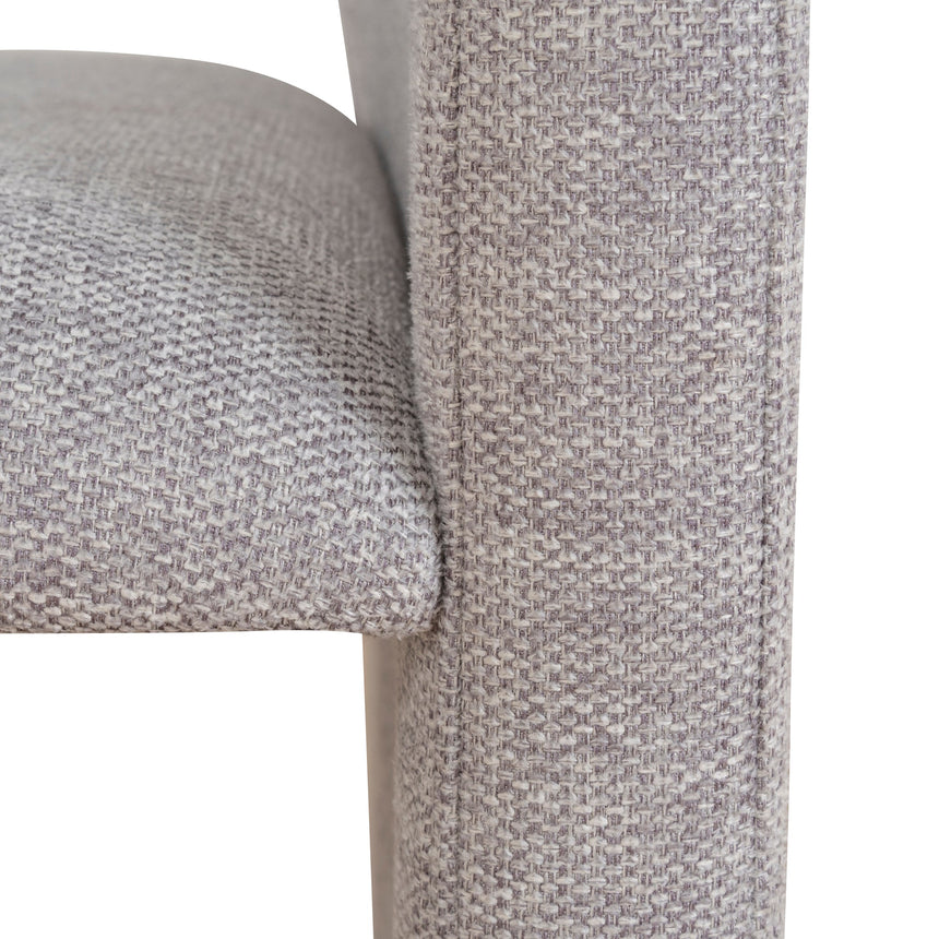 CDC10059-DWx2 Fabric Dining Chair - Spec Cloud Grey (Set of 2)