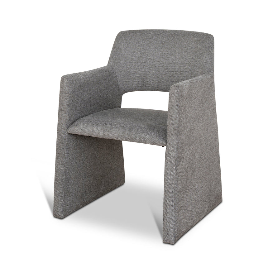 CDC10060-DW Fabric Dining Chair - Spec Smoke Grey (Set of 2)