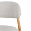 CDC10151-MY Coastal Beige Dining Chair - Natural Oak