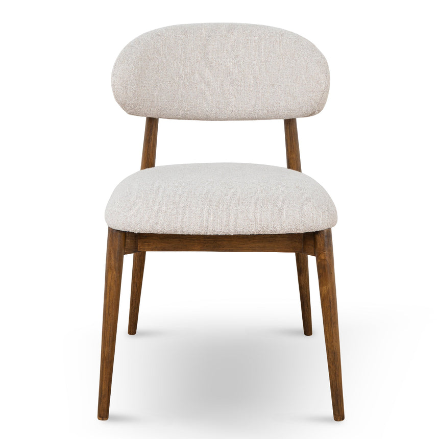 CDC10152-MY Coastal Beige Dining Chair - Walnut