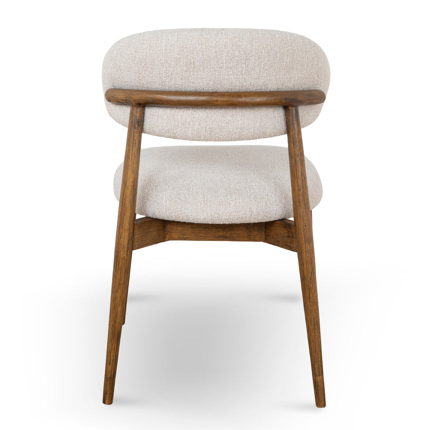 CDC10152-MY Coastal Beige Dining Chair - Walnut