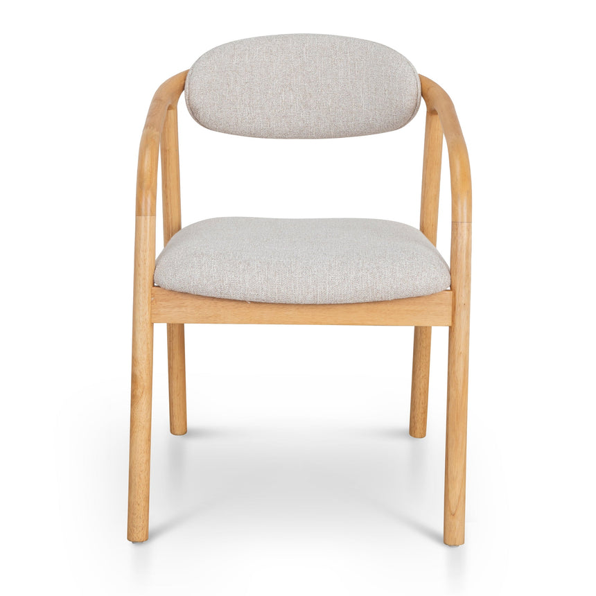 CDC10154-MY Coastal Beige Dining Chair - Natural