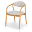 CDC10154-MY Coastal Beige Dining Chair - Natural