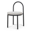 CDC10192-FH Black Dining Chair - Clay Grey (Set of 2)