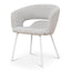 DC10193-FH White Dining Chair - Clay Grey (Set of 2)