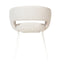 DC10193-FH White Dining Chair - Clay Grey (Set of 2)