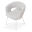 DC10193-FH White Dining Chair - Clay Grey (Set of 2)