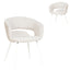 DC10193-FH White Dining Chair - Clay Grey (Set of 2)