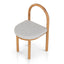 CDC10201-LJ Natural Dining Chair - Clay Grey (Set of 2)