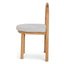 CDC10201-LJ Natural Dining Chair - Clay Grey (Set of 2)