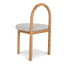 CDC10201-LJ Natural Dining Chair - Clay Grey (Set of 2)