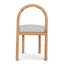 CDC10201-LJ Natural Dining Chair - Clay Grey (Set of 2)