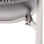 CDC10302-IDx2 Sand White Outdoor Dining Chair - Light Grey (Set of 2)