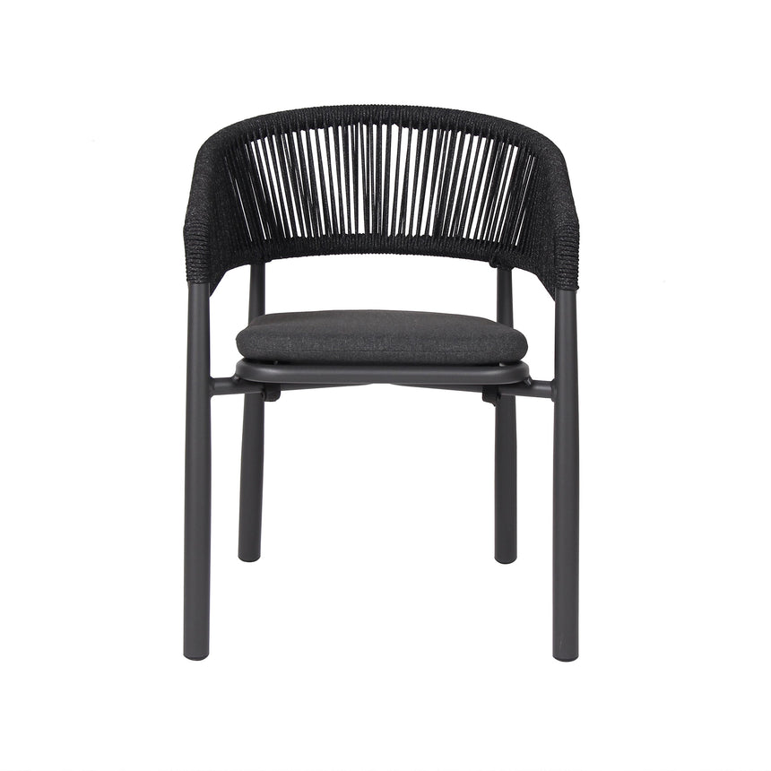 CDC10303-ID Outdoor Dining Chair - Charcoal (Set of 2)