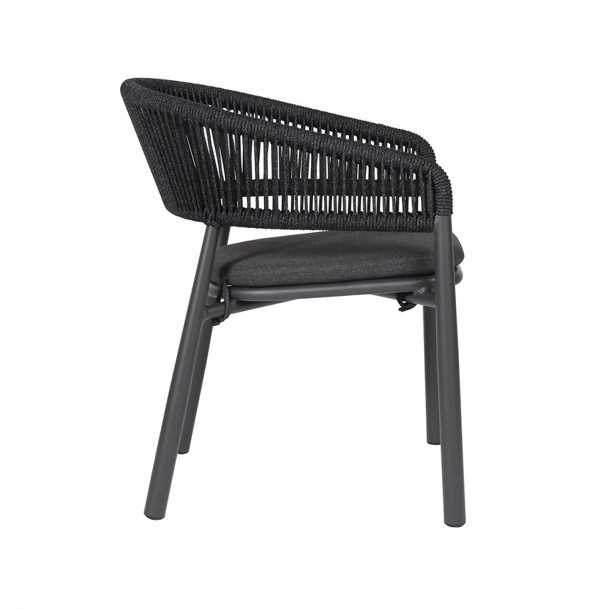 CDC10303-ID Outdoor Dining Chair - Charcoal (Set of 2)