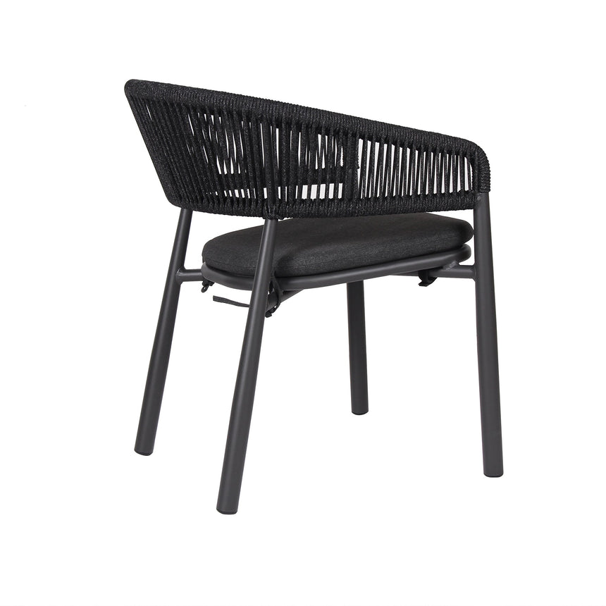 CDC10303-ID Outdoor Dining Chair - Charcoal (Set of 2)