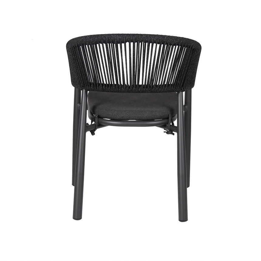 CDC10303-ID Outdoor Dining Chair - Charcoal (Set of 2)