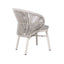 CDC10313-ID Sand White Outdoor Dining Chair - Light Grey (Set of 2)