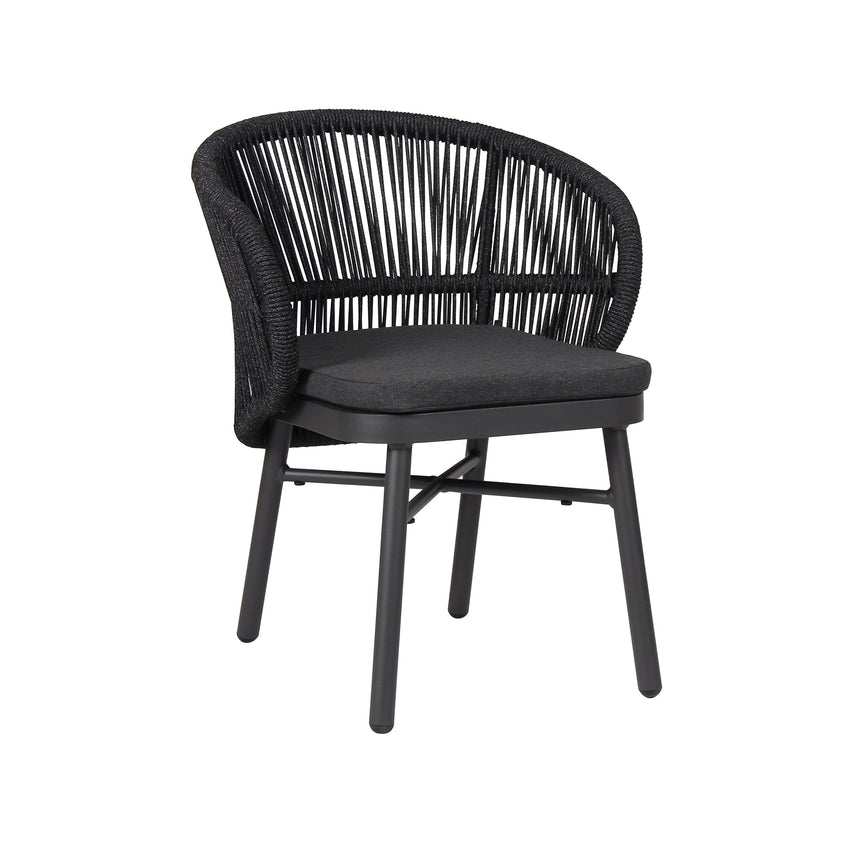 CDC10314-ID Outdoor Dining Chair - Charcoal (Set of 2)