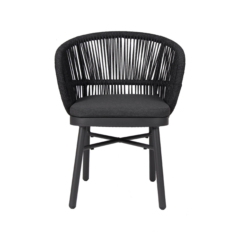 CDC10314-ID Outdoor Dining Chair - Charcoal (Set of 2)