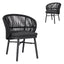 CDC10314-ID Outdoor Dining Chair - Charcoal (Set of 2)