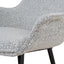 CDC6876-SE - Dining Chair - Moonlit Pepper Boucle (Set of 2)