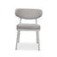 CDC8608-FHx2 White Dining Chair - Clay Grey (Set of 2)