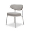 CDC8608-FHx2 White Dining Chair - Clay Grey (Set of 2)