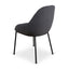 CDC8887-LF Fabric Dining Chair - Charcoal