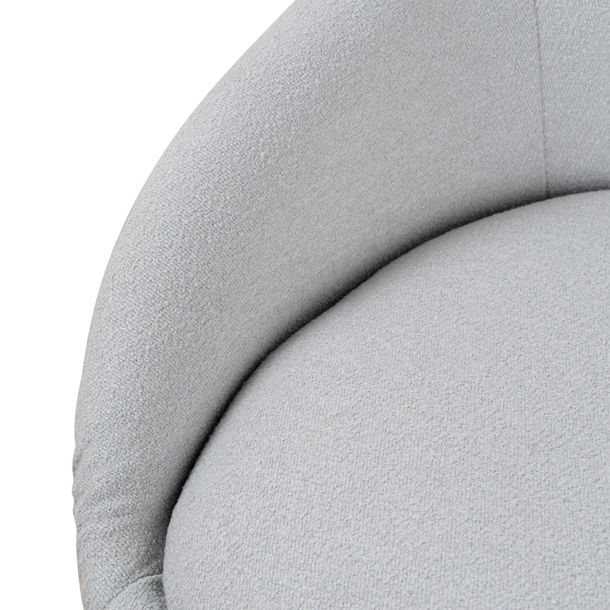 CDC8888-LF Fabric Dining Chair - Pale Grey