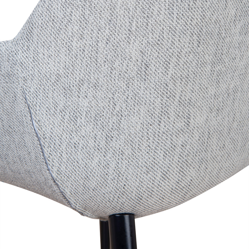 CDC8948-SD Fabric Dining chair - Silver Grey