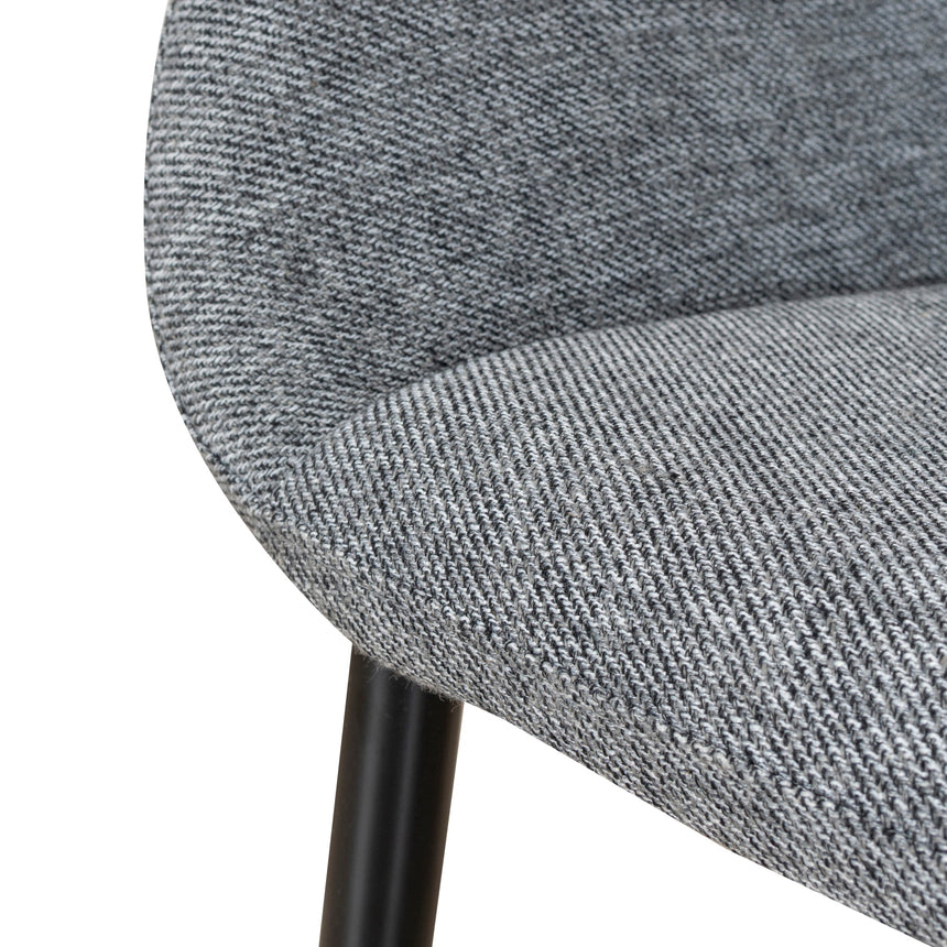 CDC8949-SD Fabric Dining chair - Lava Grey (Set of 2)