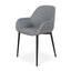 CDC8949-SD Fabric Dining chair - Lava Grey (Set of 2)