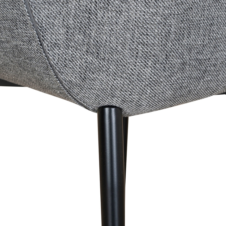 CDC8949-SD Fabric Dining chair - Lava Grey (Set of 2)