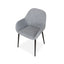 CDC8949-SD Fabric Dining chair - Lava Grey (Set of 2)