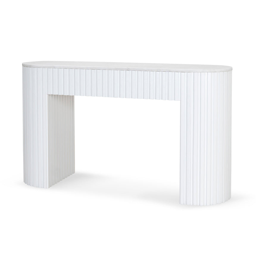 CDT10099-KD 1.2m Console Table - Warm White