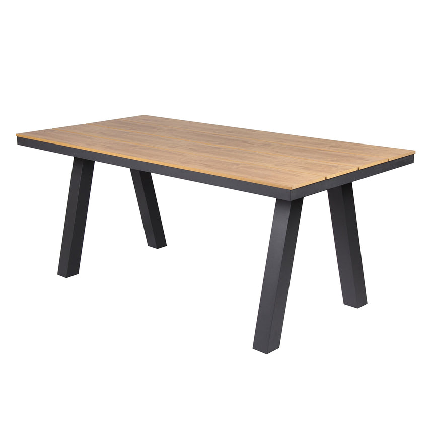 CDT10307-ID 2.3m Charcoal Outdoor Dining Table - Natural