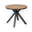 CDT10309-ID 90cm Round Charcoal Outdoor Dining Table - Natural