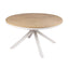 CDT10310-ID 1.4m Round Sand White Outdoor Dining Table - Natural