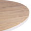 CDT10310-ID 1.4m Round Sand White Outdoor Dining Table - Natural