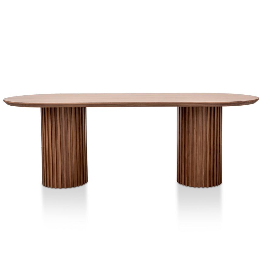 CDT8995-CN 2.5m Wooden Dining Table - Walnut