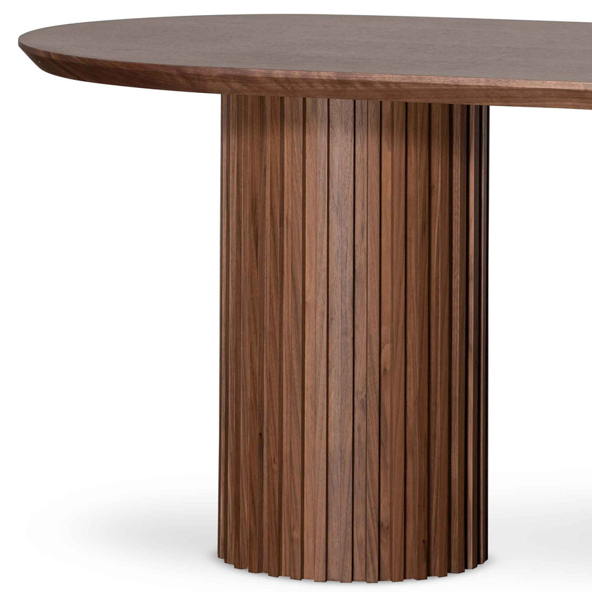 CDT8995-CN 2.5m Wooden Dining Table - Walnut