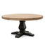 Ex Display - CDT6561 1.6m Round Dining Table - Natural in Black Base