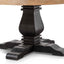 Ex Display - CDT6561 1.6m Round Dining Table - Natural in Black Base