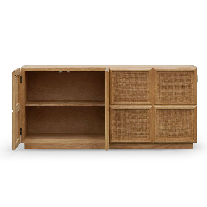 CDT8139-NI 1.8m Rattan Door Sideboard - Natural