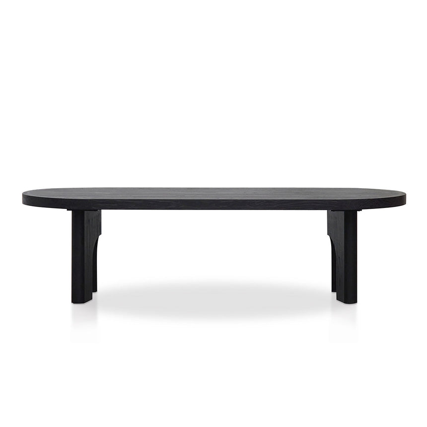 Ex Display - CDT8404-NI 2.8m oval dining table - Black