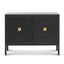 CDT8416-NI 1.08m Elm Sideboard Unit - Full Black